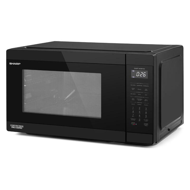 Sharp 26L Pro Airfry 1000W Convection Inverter Microwave Oven - Black