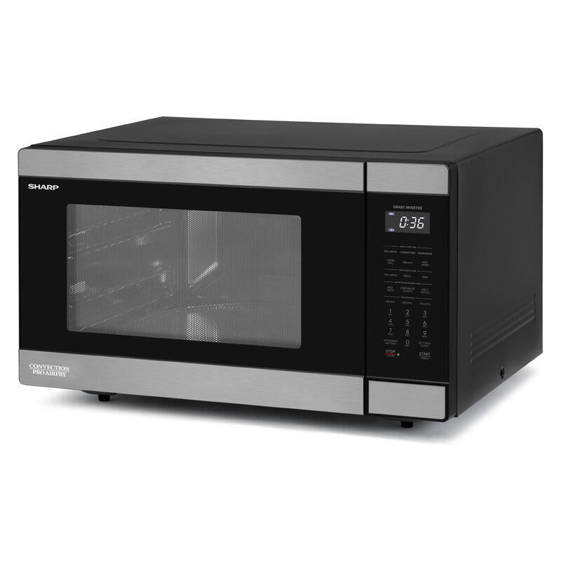 Sharp 36L Pro Airfry Convection Microwave - Black Stainless Steely