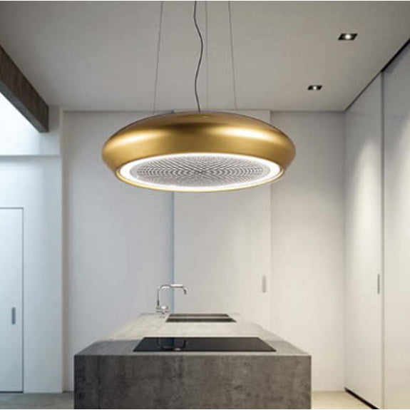 Sirius Ceiling Mount Pendant Rangehood - Gold
