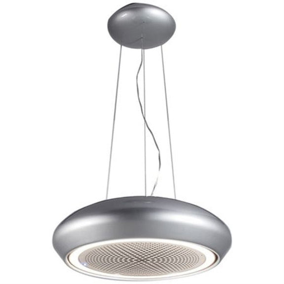 Sirius Ceiling Mount Pendant Rangehood - Silver