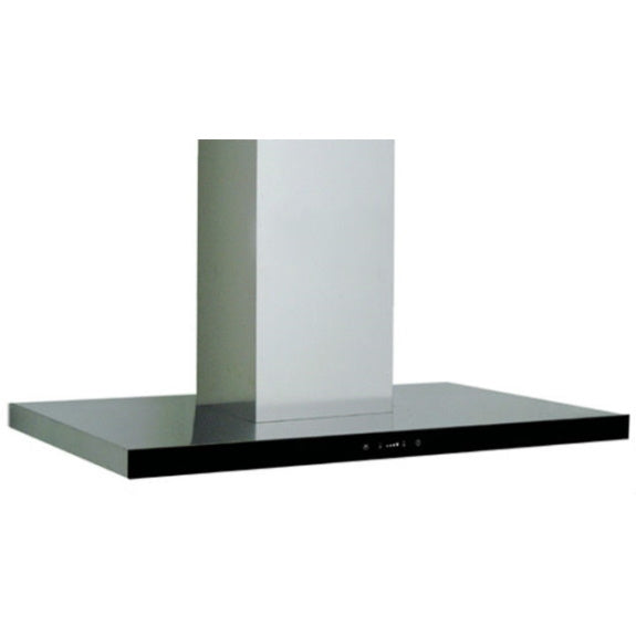 Sirius 90cm Canopy Rangehood with SEM2 Motor - Black Glass Fascia