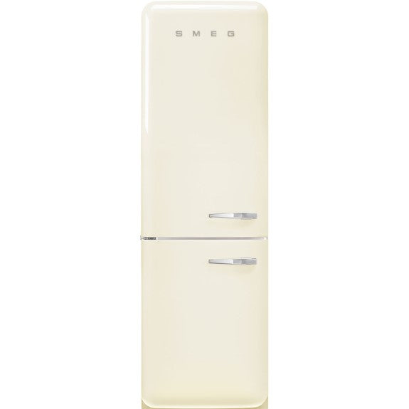 Smeg 331 Litre 50's Retro Style L/H Bottom Mount Refrigerator - Cream