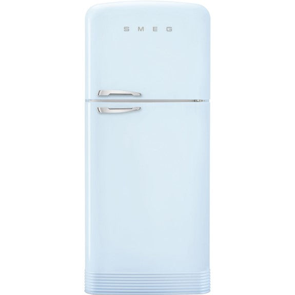 Smeg 524 Litre Retro Style Top Mount Refrigerator - Pastel Blue