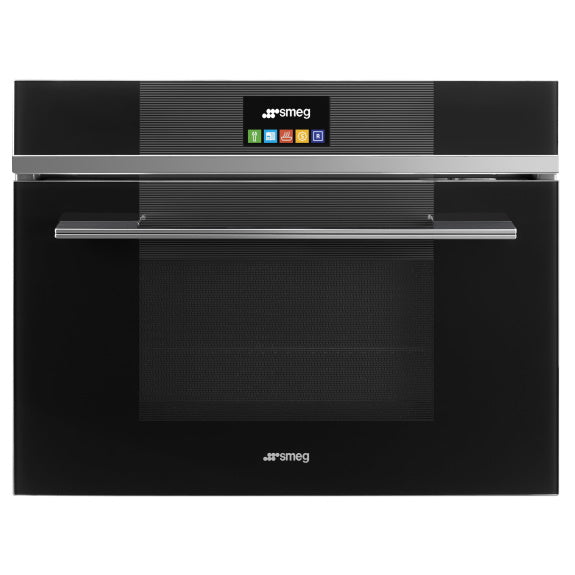 Smeg Linea 45cm Compact Speed Oven with Black Stopsol Glass