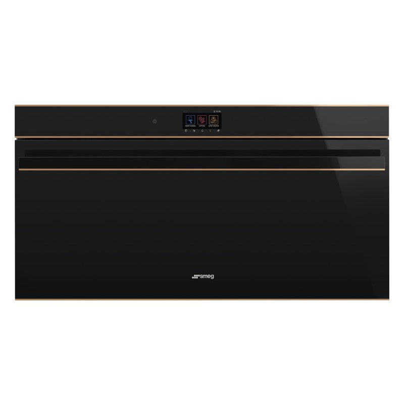 Smeg 90cm Dolce Stil Novo Pyrolitic Touch Con Oven - Black