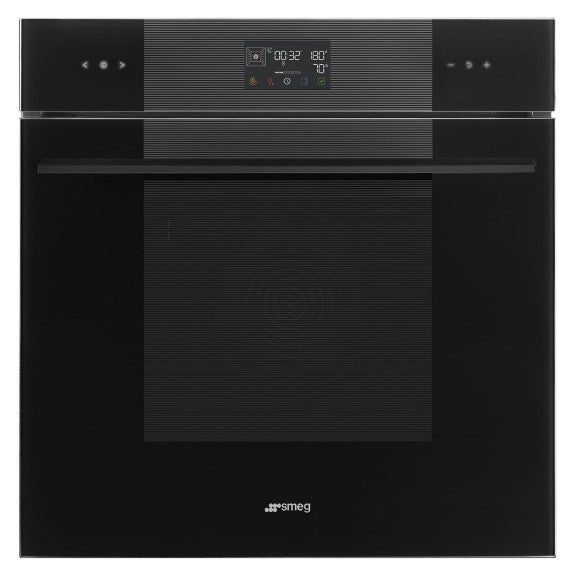 Smeg Linea 60cm Steam100 Oven - Midnight Black