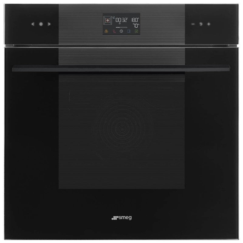 Smeg Pyrolytic Oven with Clock - Black
