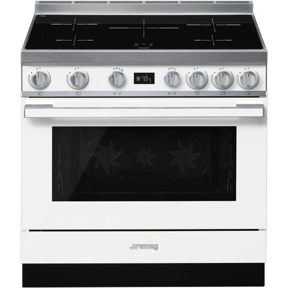 Smeg Portofino 90cm Induction Cooker - White