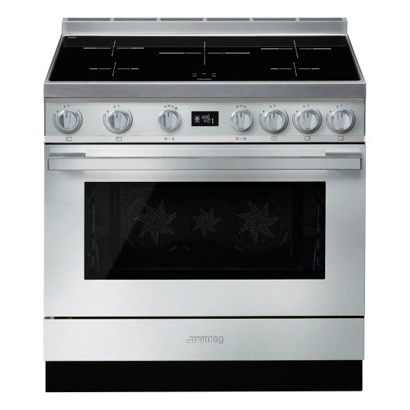 Smeg Portofino 90cm Induction Cooker - Stainless Steel