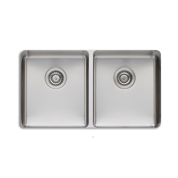 Oliveri Sonetto Undermount Double Bowl Sink - Stailess S