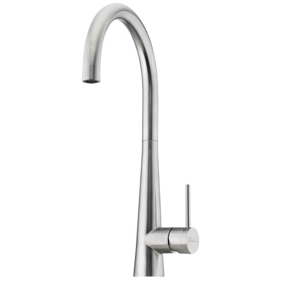 Oliveri Essente Goose Neck Sink Mixer Tap - Stainless Steel