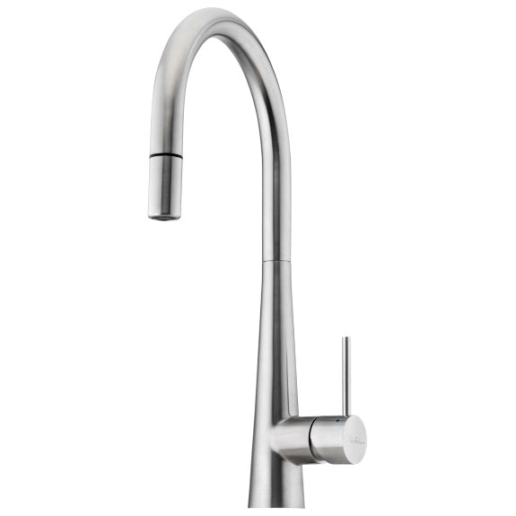 Oliveri Essente Goose Neck Pullout Sink Mixer Tap