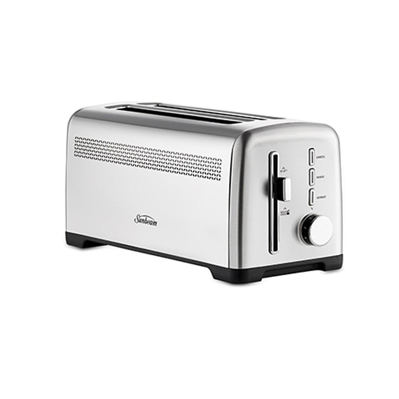 Sunbeam Long Slot 4-Slice Toaster - Stainless Steel