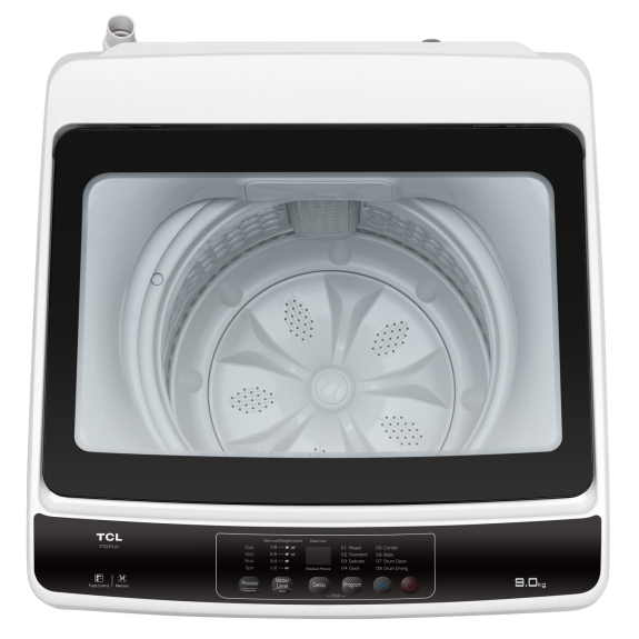 TCL 9kg Top Load Washer - White