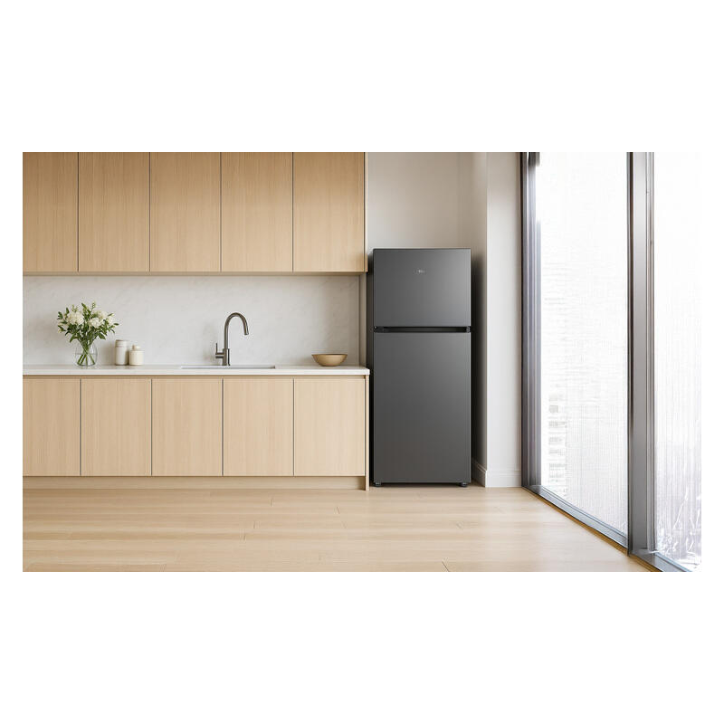 TCL 420L Top Mount Fridge - Crystal Ash Grey