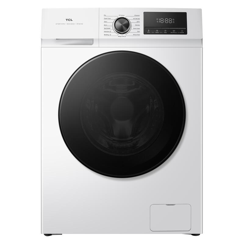 TCL 10Kg Front Load Washer - White