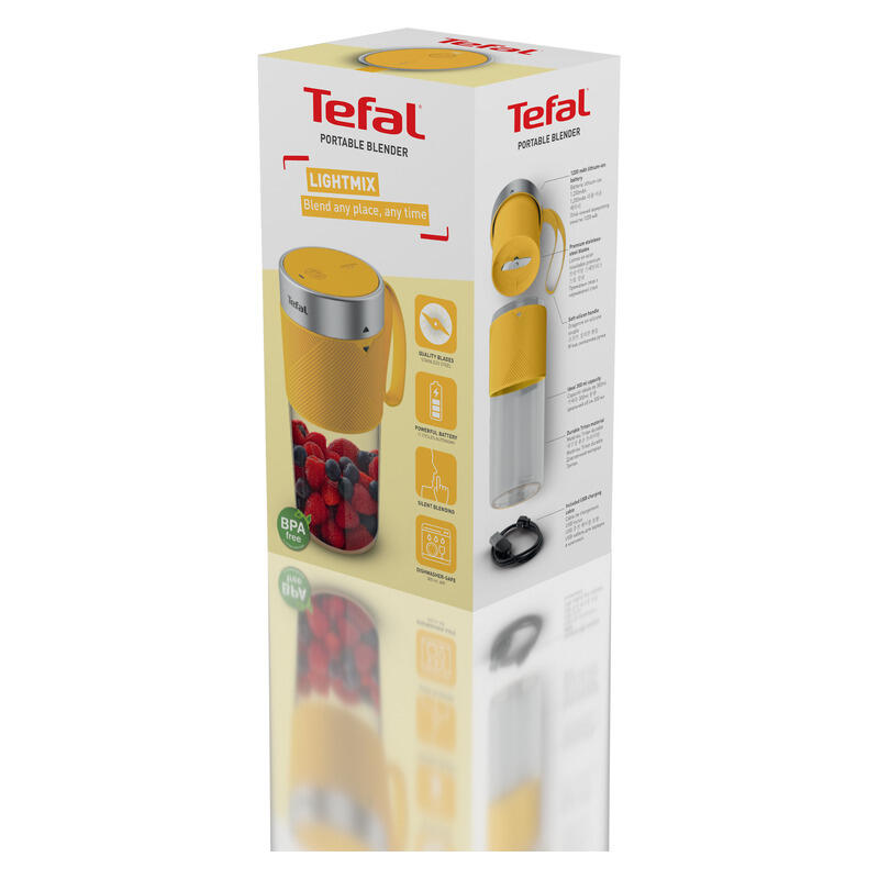 Tefal Lightmix Portable Blender - Yellow