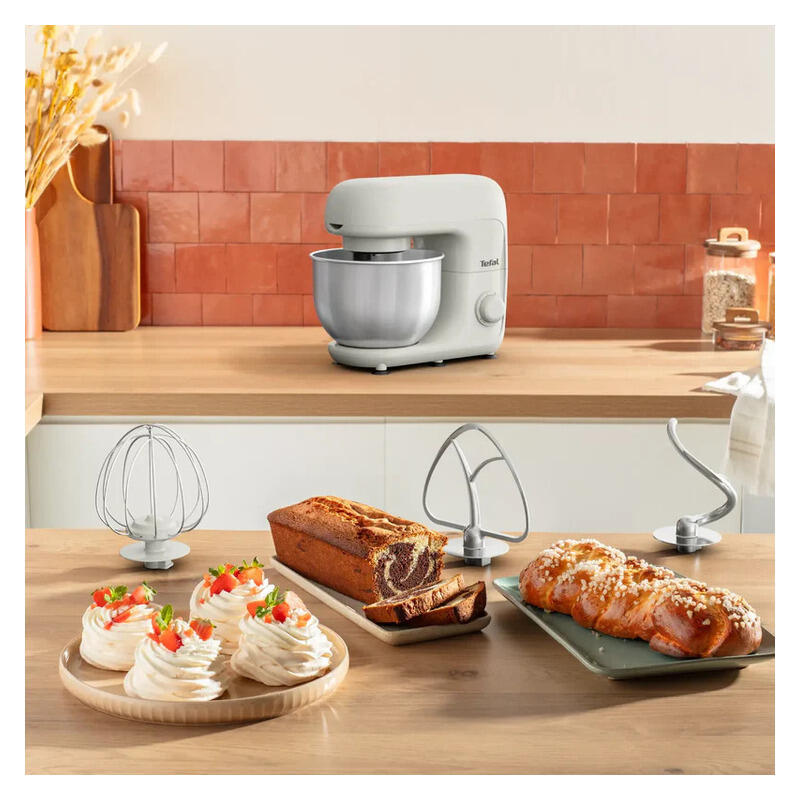 Tefal Bake Essential Stand Mixer - White