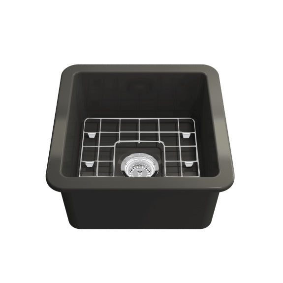 Turner Hastings Cusine Single Bowl Undermount Sink - Matte Black