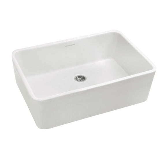 Turner Hastings Galdor Fireclay Single Bowl Sink - White Gloss
