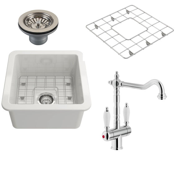 TURNERHASTINGS CUISINE FIRECLAY SINK PACKAGE 1