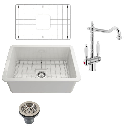 TURNERHASTINGS CUISINE FIRECLAY SINK PACKAGE 2
