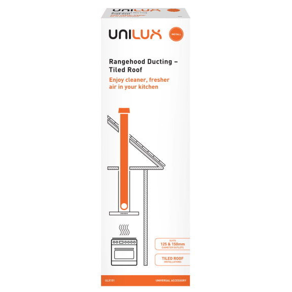 Unilux Universal Rangehood Ducting for Tiled Roofs