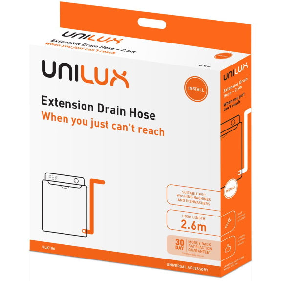 Unilux 2.6m Extension Drain Hose