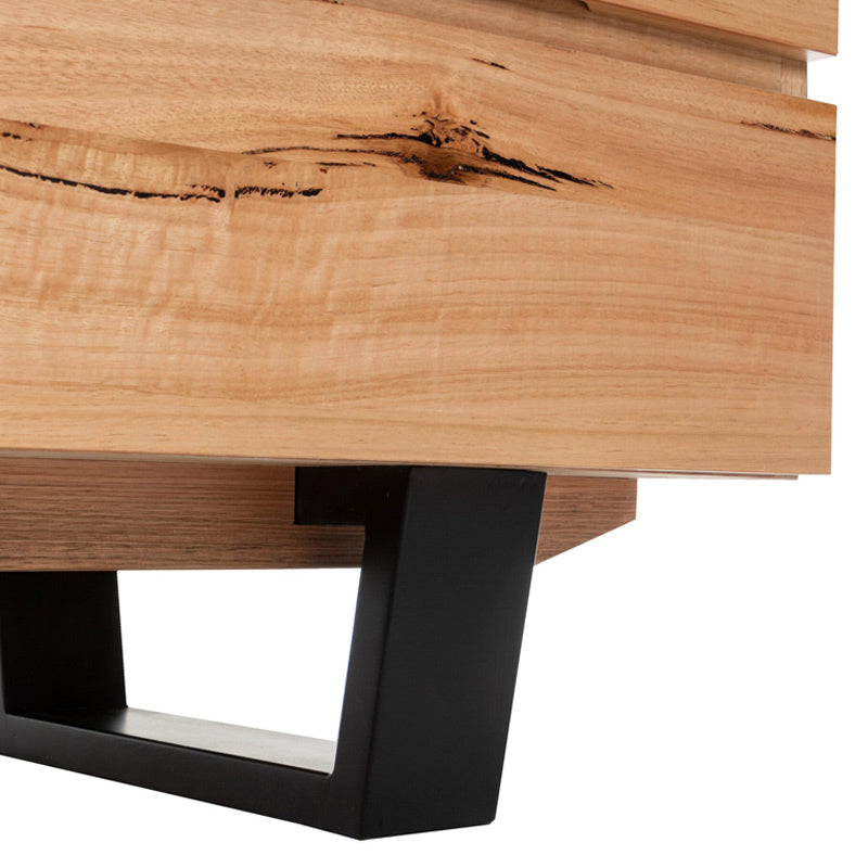 Valhalla 1800mm Timber Entertainment Unit - Messmate/Black