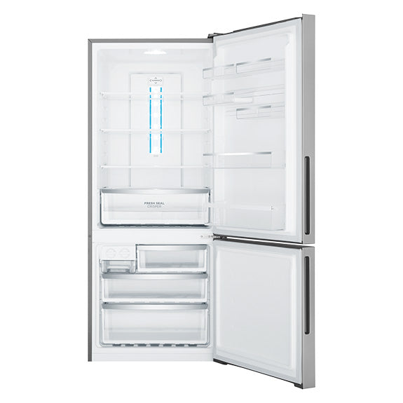 Westinghouse 425L Bottom Mount Fridge Freezer - Arctic Silver