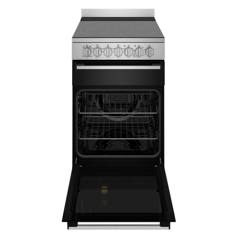 Westinghouse 54cm Freestanding Electric Cooker - Stainless Steel