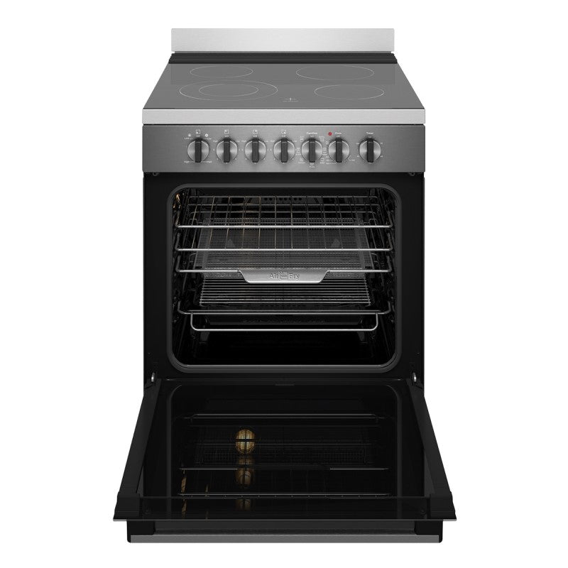 Westinghouse 60cm Freestanding Electric Cooker - Dark Stainless Steel