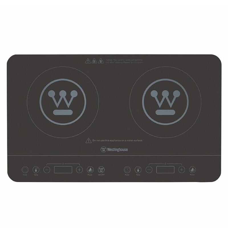 Westinghouse Portable Twin Induction Cooktop - Black