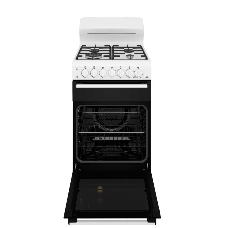 Westinghouse 54cm Freestanding Gas Oven + Grill - White
