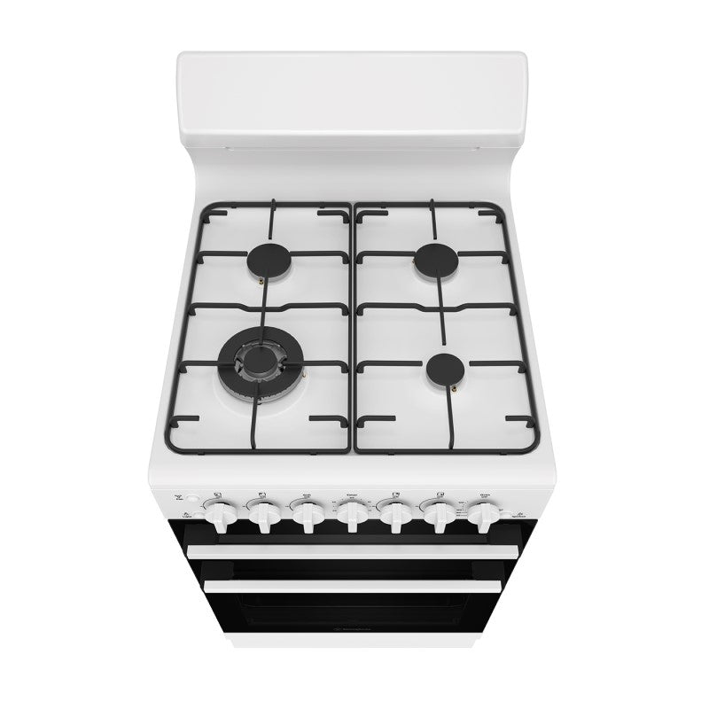 Westinghouse 54cm Freestanding Gas Oven + Grill - White