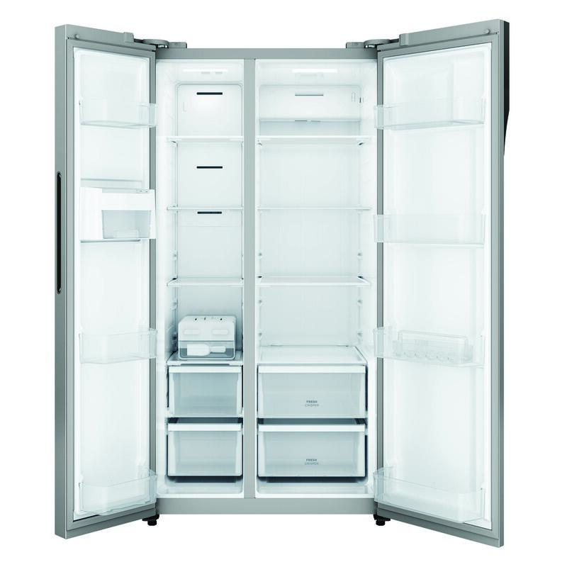 WESTINGHOUSE SIDE BY SIDE REFRIGERATOR - SILVER 624L