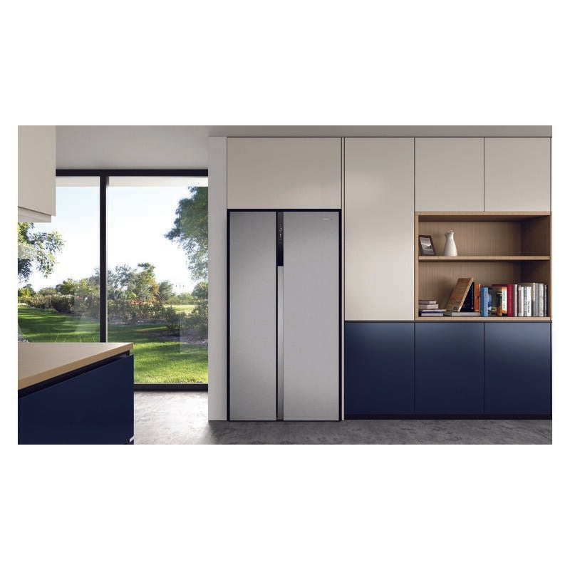 WESTINGHOUSE SIDE BY SIDE REFRIGERATOR - SILVER 624L