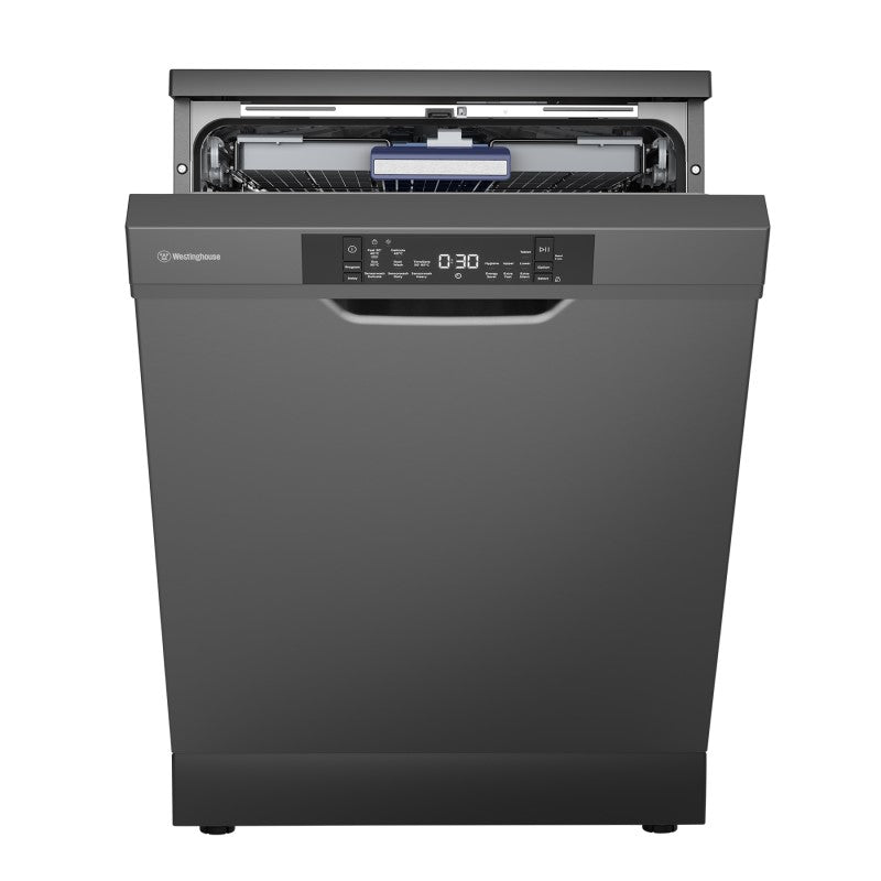 Westinghouse 60cm Freestanding Dishwasher- Dark Stainless Steel