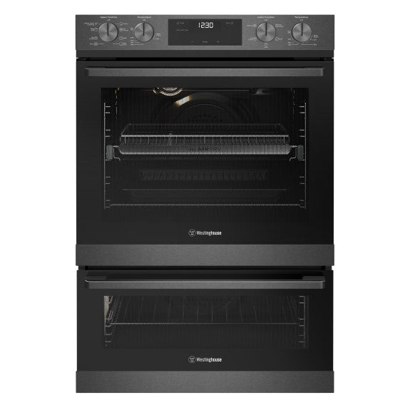 Westinghouse 60cm Multi-Function Duo Oven with Airfryer - Dark Stainless Steel