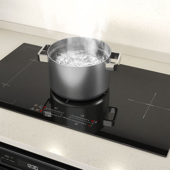 Westinghouse 90cm Ceramic Induction Cooktop - Black Glass