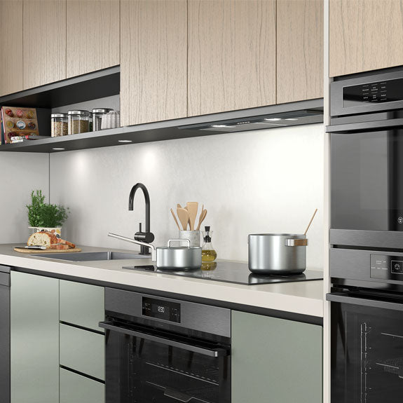 Westinghouse 90cm Ceramic Induction Cooktop - Black Glass