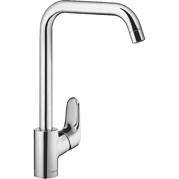 Hansgrohe Ecos Square Goose Neck Mixer Tap
