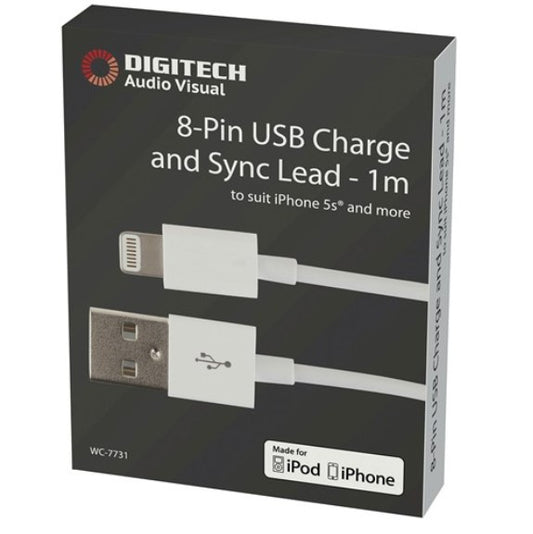 TECHBRANDS Charge and Sync Cable - 1M