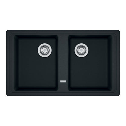 Franke Basis Double Bowl Sink - Black