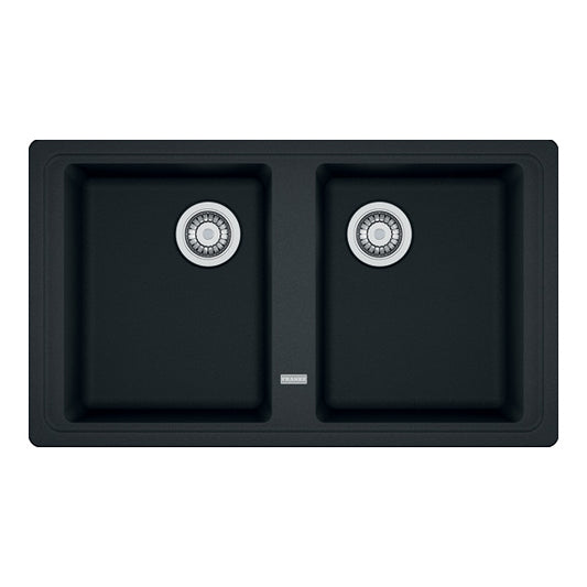 Franke Basis Double Bowl Sink - Black