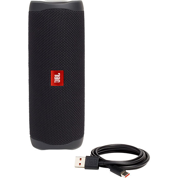 JBL Flip 5 Portable Bluetooth Speaker - Black