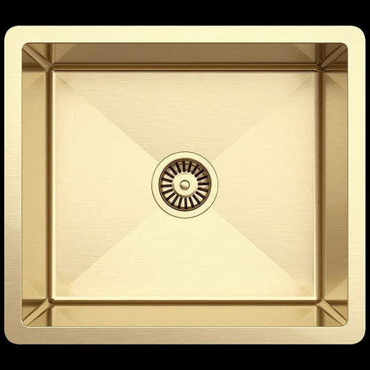 Oliveri Spectra Single Bowl Sink - Brushed Gold