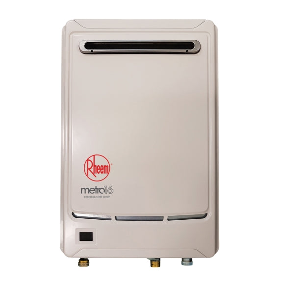 RHEEM HOT WATER SYSTEM CONTINUOUS FLOW METRO 16 LITRE