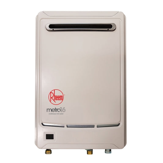 RHEEM HOT WATER SYSTEM CONTINUOUS FLOW METRO 16 LITRE