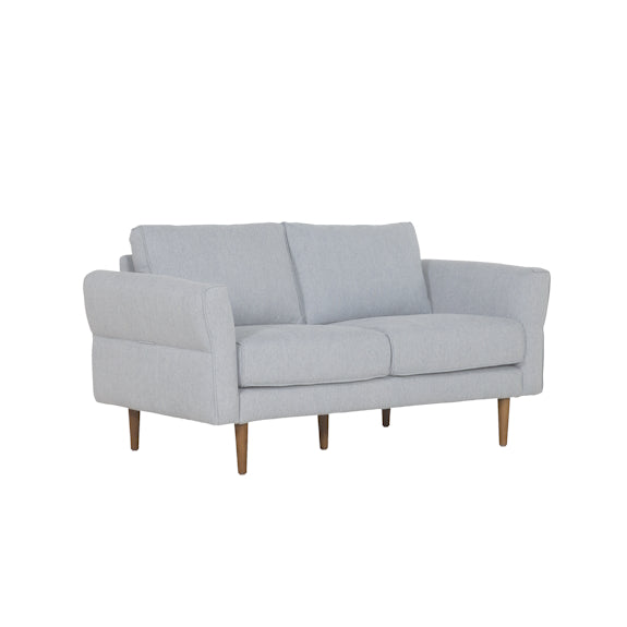 Abbey 2 Seater Fabric Sofa - Duck Egg Blue